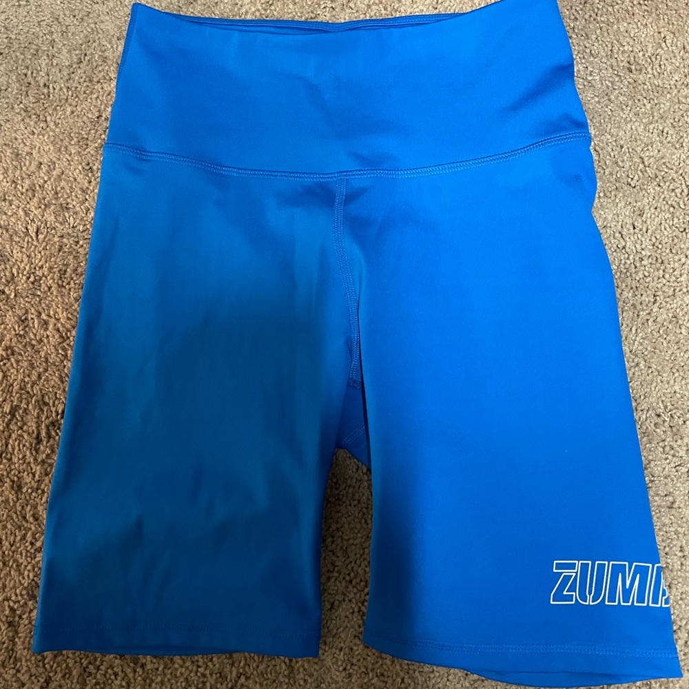 Zumba Fitness Vibrant Royal Blue Women's Bike Shorts